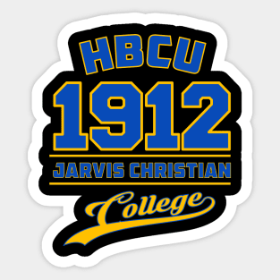 Jarvis Christian 1912 College Apparel Sticker